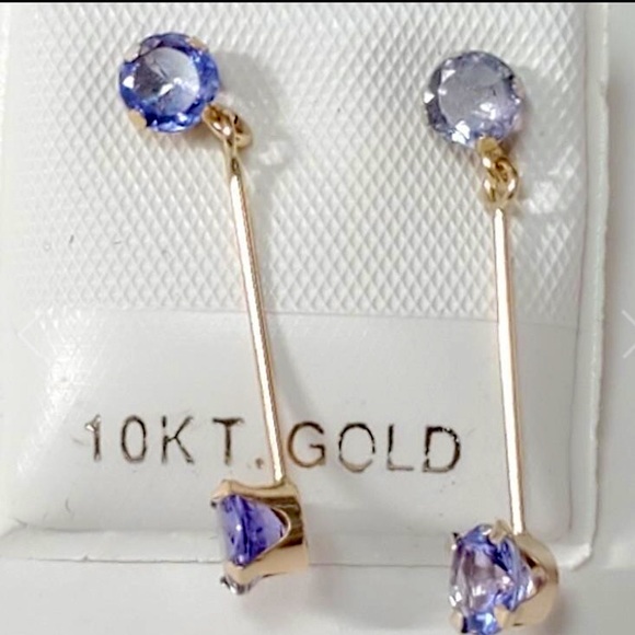 🚨🚨🚨SOLD 🚨🚨🚨10K Yellow Gold Tanzanite (1ct) BRAND NEW - Picture 1 of 3